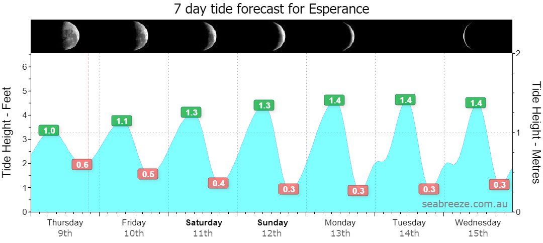 7 DAY TIDE FORECAST