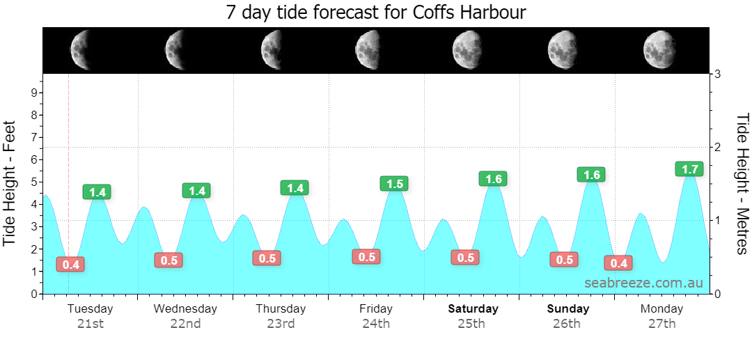 7 DAY TIDE FORECAST