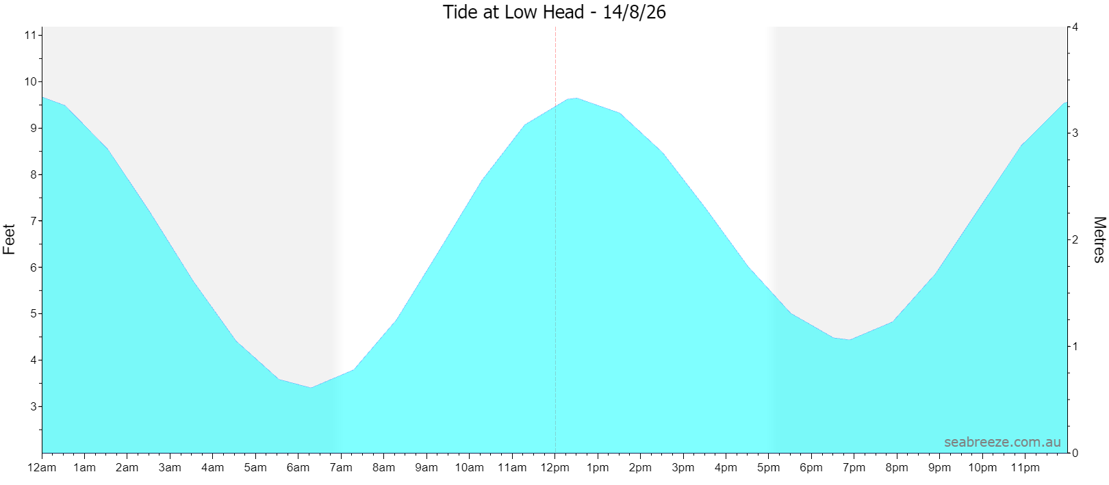 Live tide graph