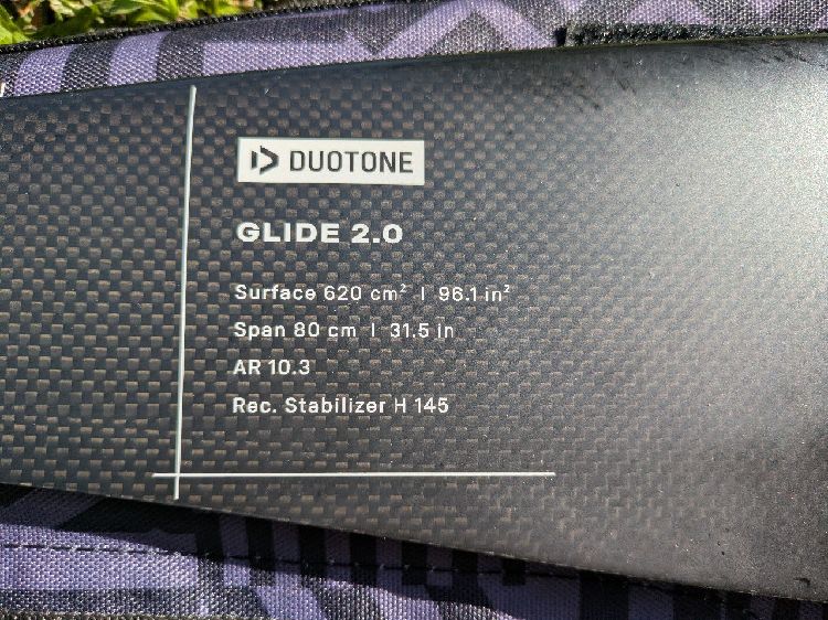 2025 Duotone Duotone Glide 2.0 D/Lab Foil Wing Set 62
