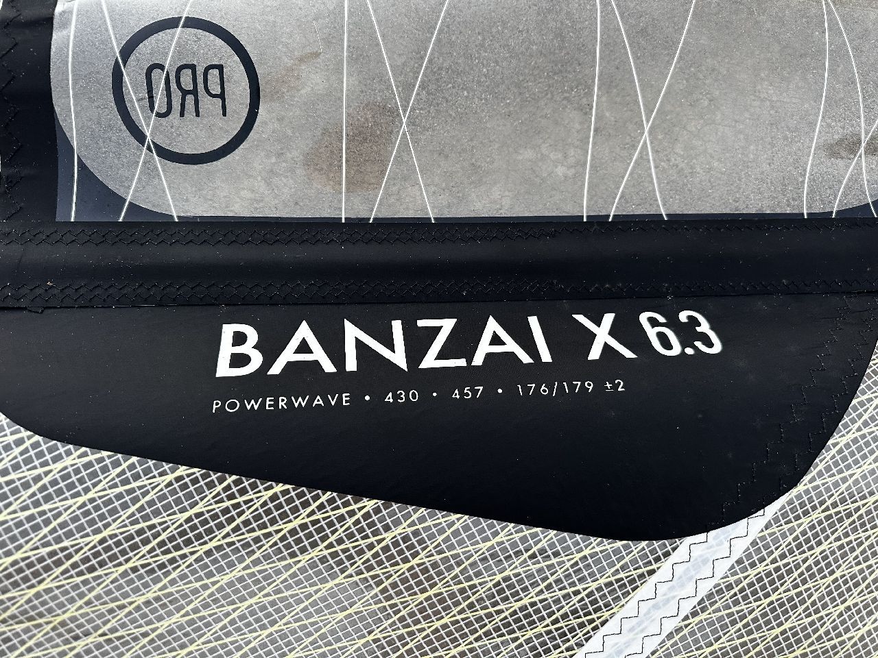 2017 Goya Banzai X Pro Powerwave 4 Batten 6.3M2 - Image 3