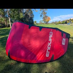 2025 Ozone Enduro V5 Red - 8 metre - Image 2
