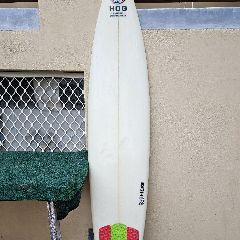 2019 Hog Custom Mini Gun Pintail Thruster - 7' 2" - Image 1