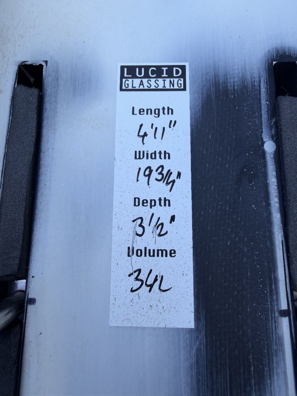 2025 Amos Shapes Cruiser V1 Trench Foil Drive Board - Image 3