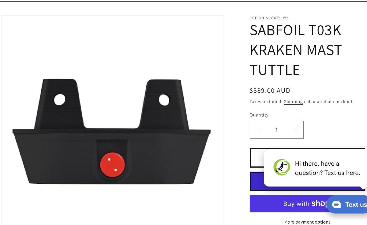 2023 Sabfoil T03k Kraken Mast Tuttle Base - Image 1