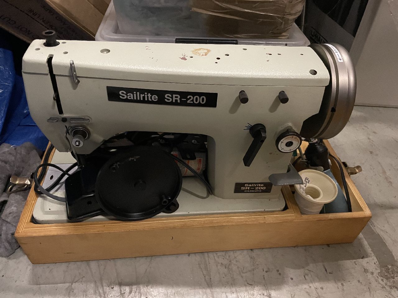 2007 Used, Like New Sailrite 200 Sewing Machine Portable..But Heavy... - Image 1