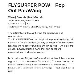 2025 Flysurfer Pow - 2.5 metre - Image 6