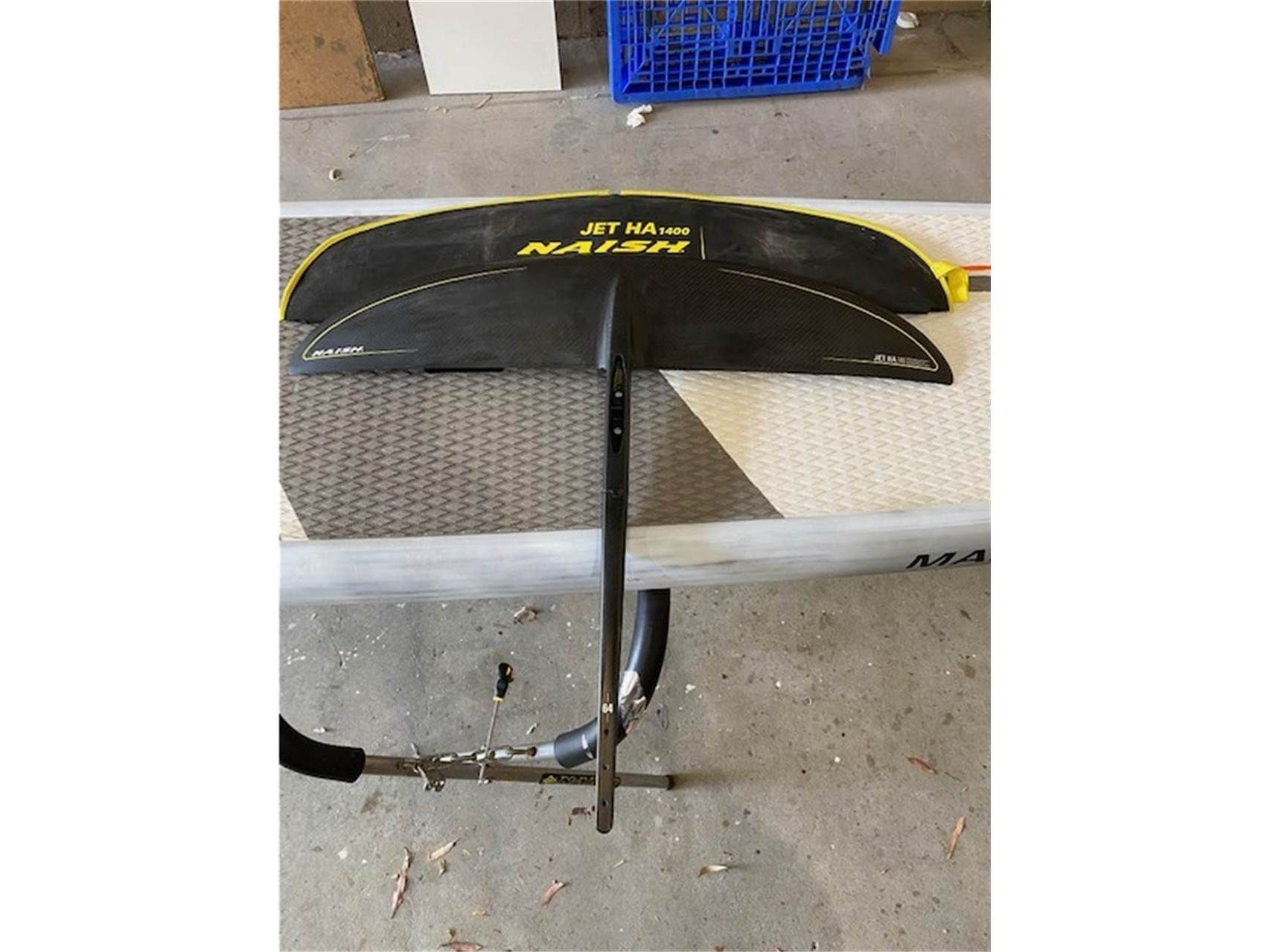 2023 Naish Carbon Foil System 1400Ha With Rear Carb - Image 1