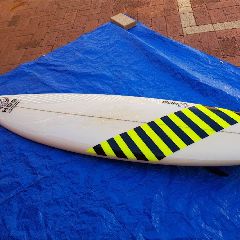 Hog Custom With Free Accessories Square Tail Thruster - 6' 2" - Image 5