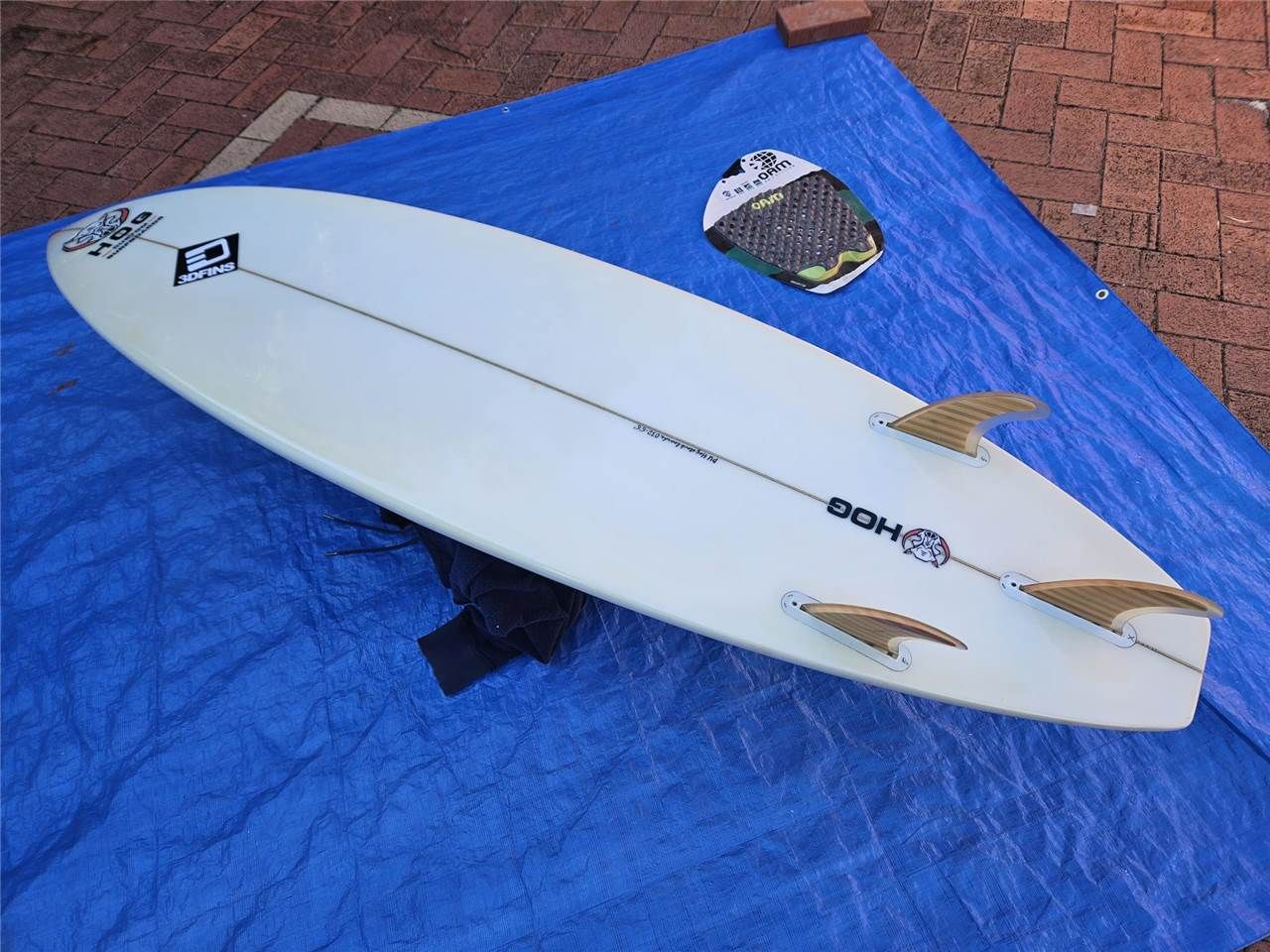 Hog Custom Thruster Square Tail 6 Feet 6 Inches - Image 5