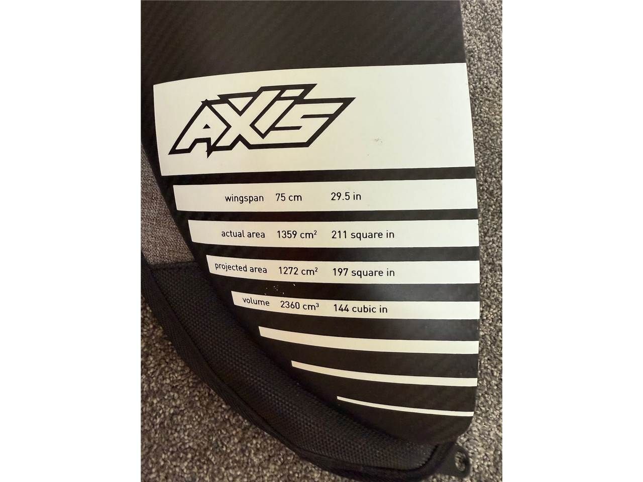 2021 Axis Surf Performance 760 Front Wing - Image 2