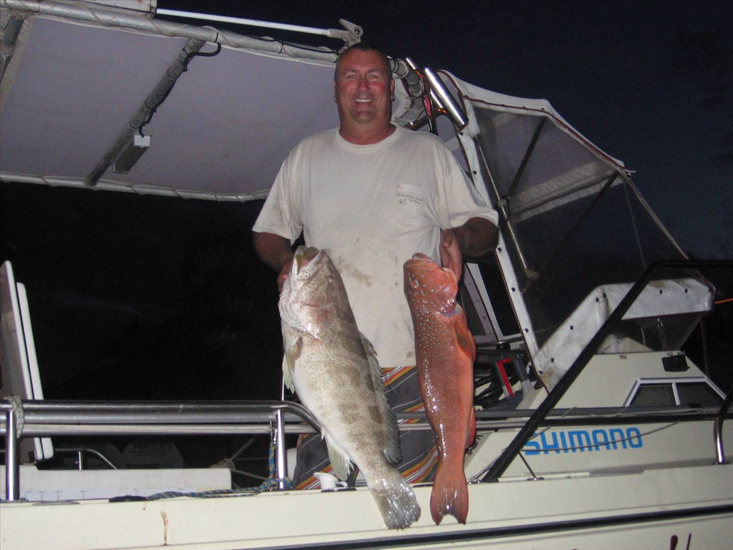 It was a bit rough but a good day on the water.