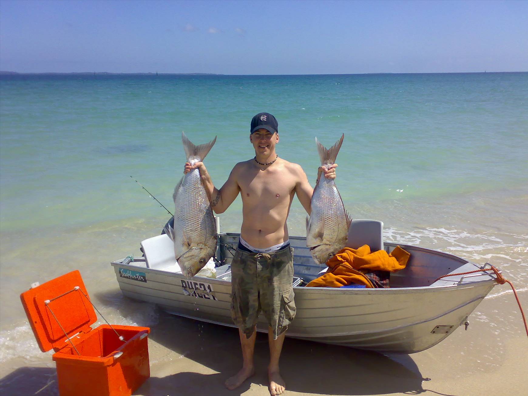 good days snapper catch from my 11 footer