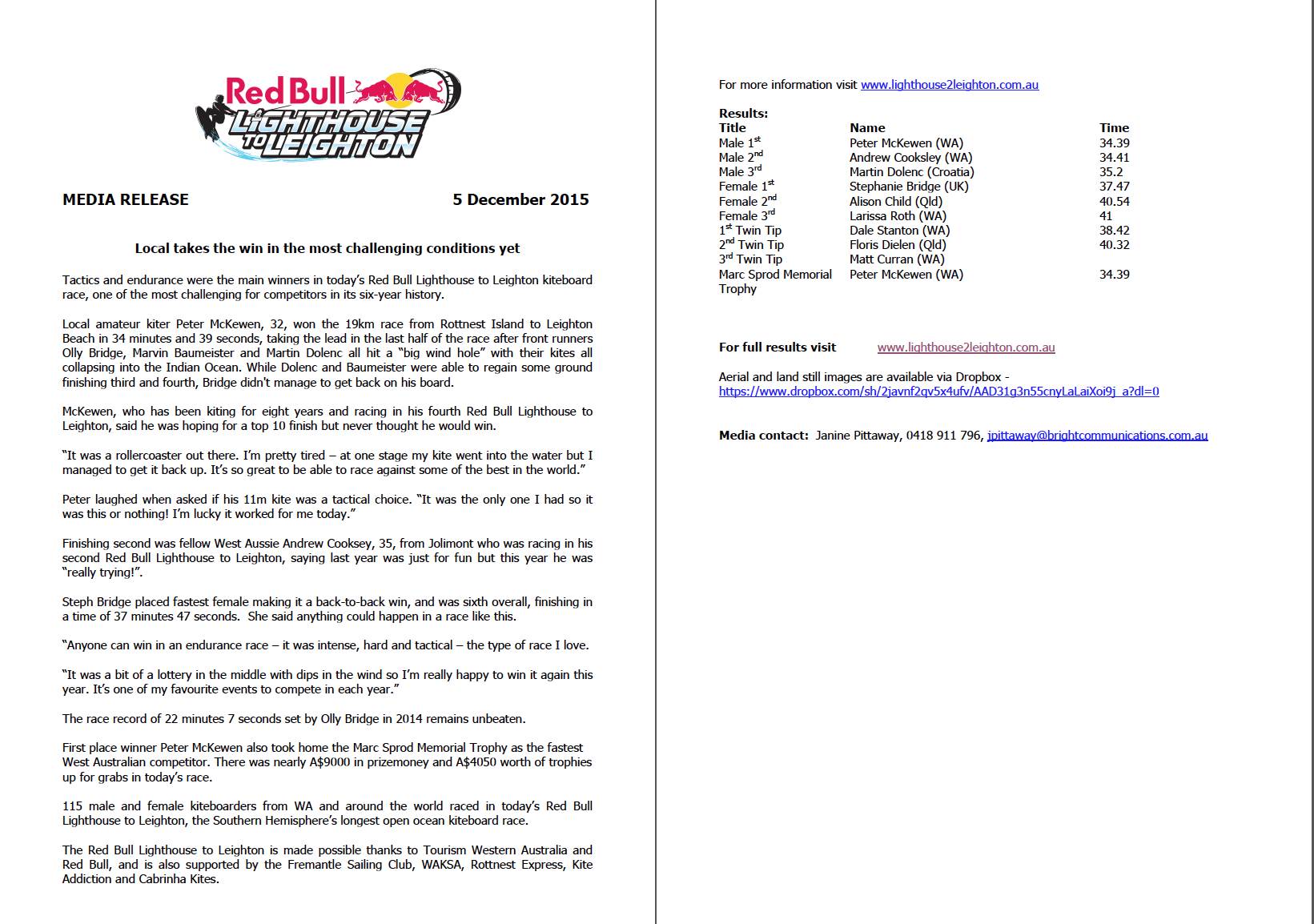 Media Release