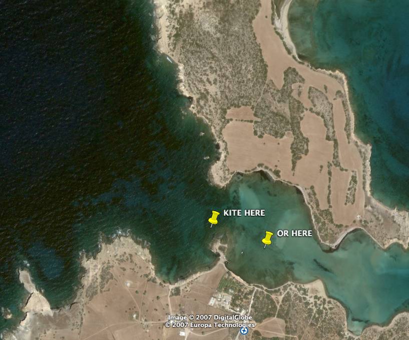 Places to kite in Paros & Antiparos
