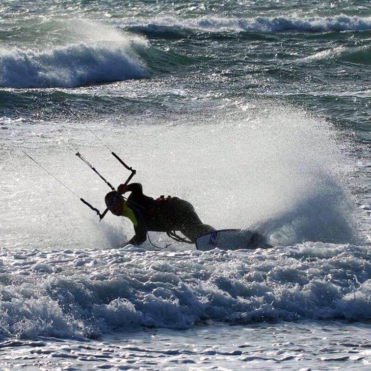 local kiter, ripping