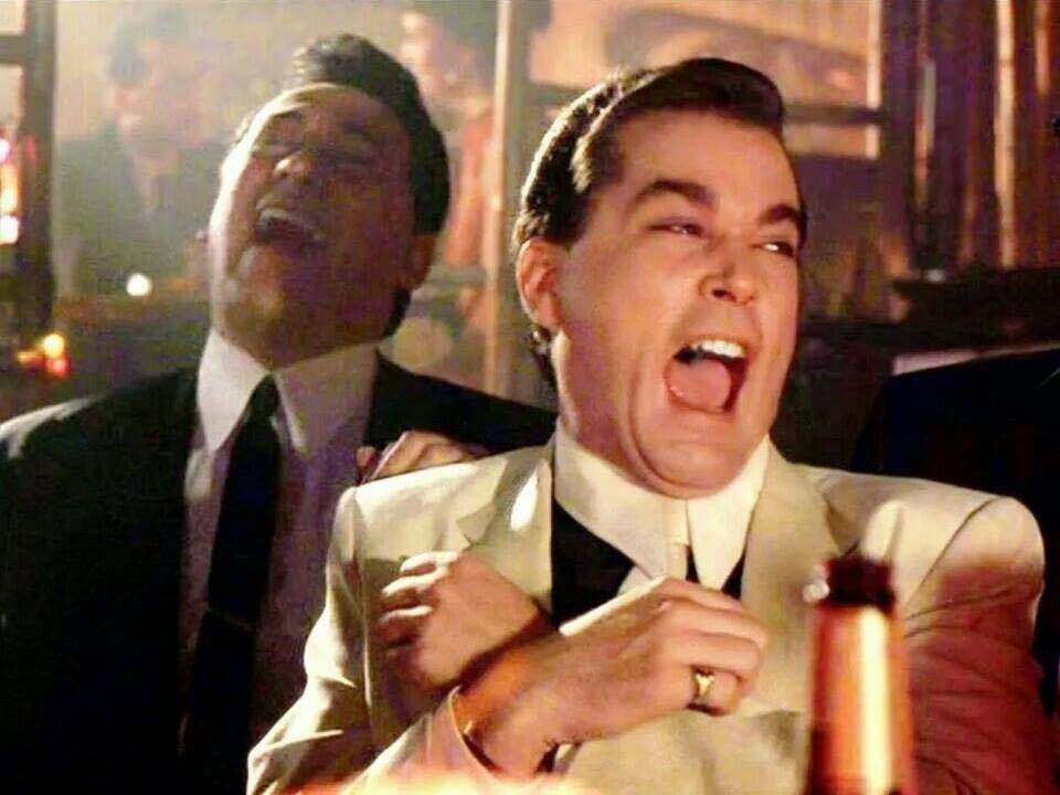 ray liotta goodfellas laughing