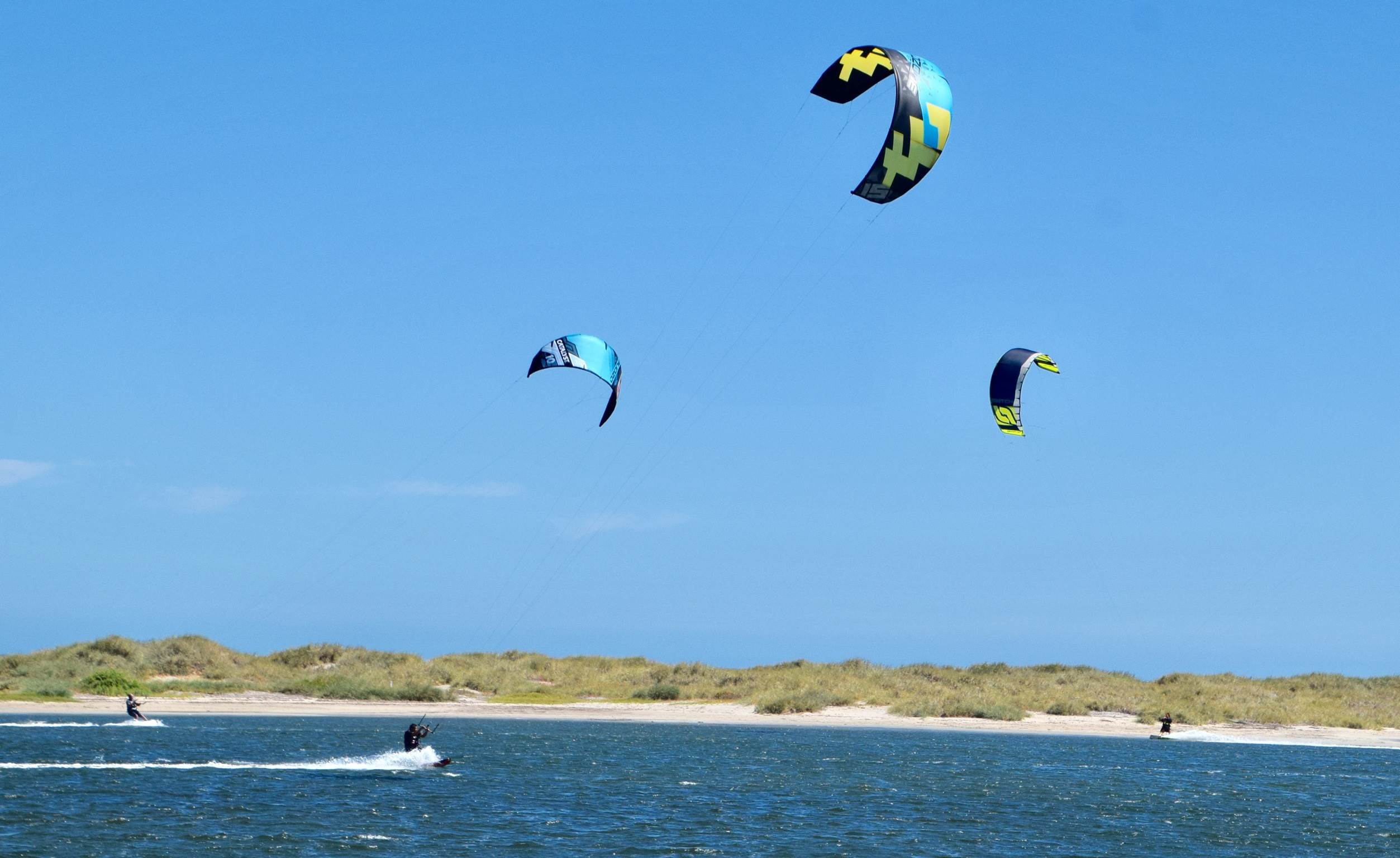 Kitesurfers at Safety Bay 26th February 2017
