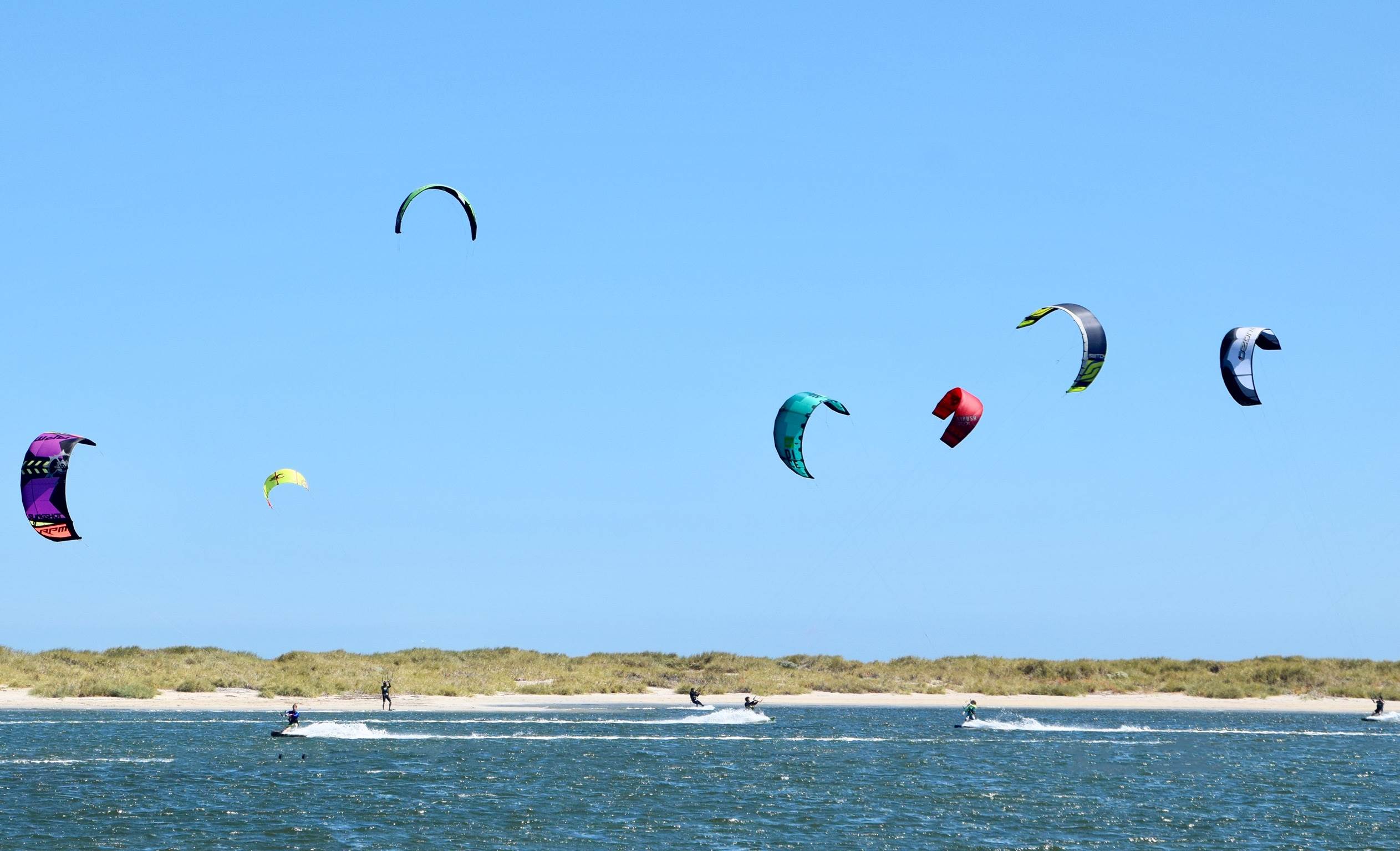 Kitesurfers at Safety Bay 26th February 2017
