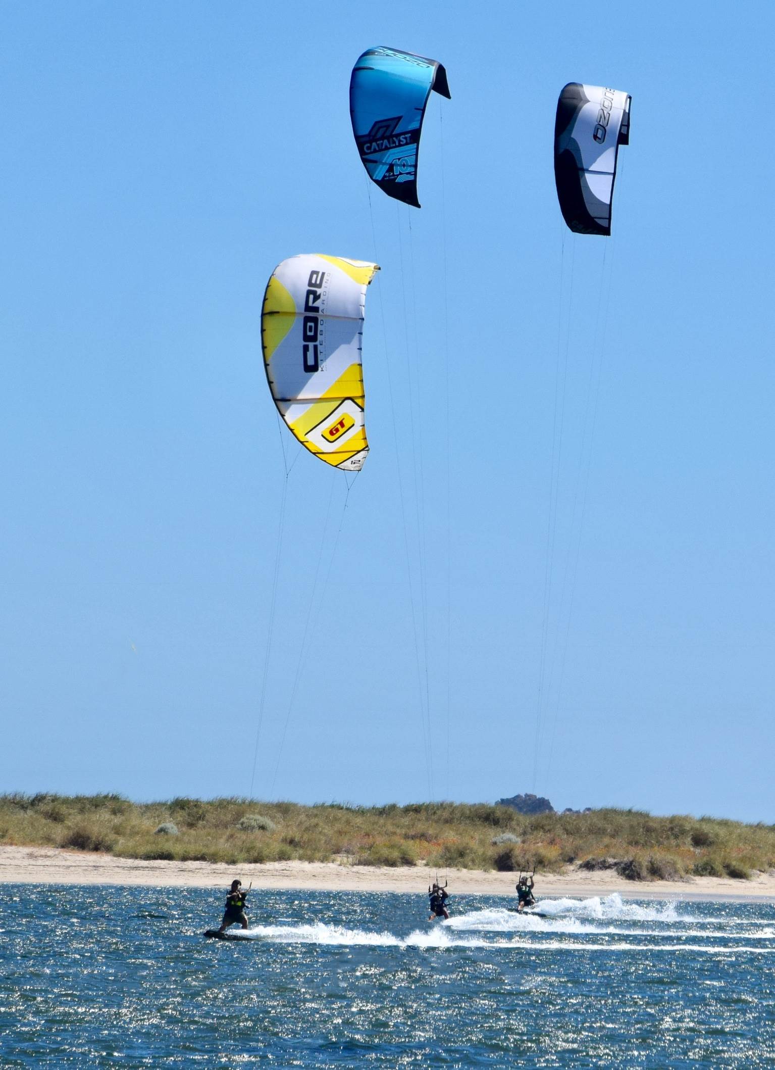 Kitesurfers at Safety Bay 26th February 2017