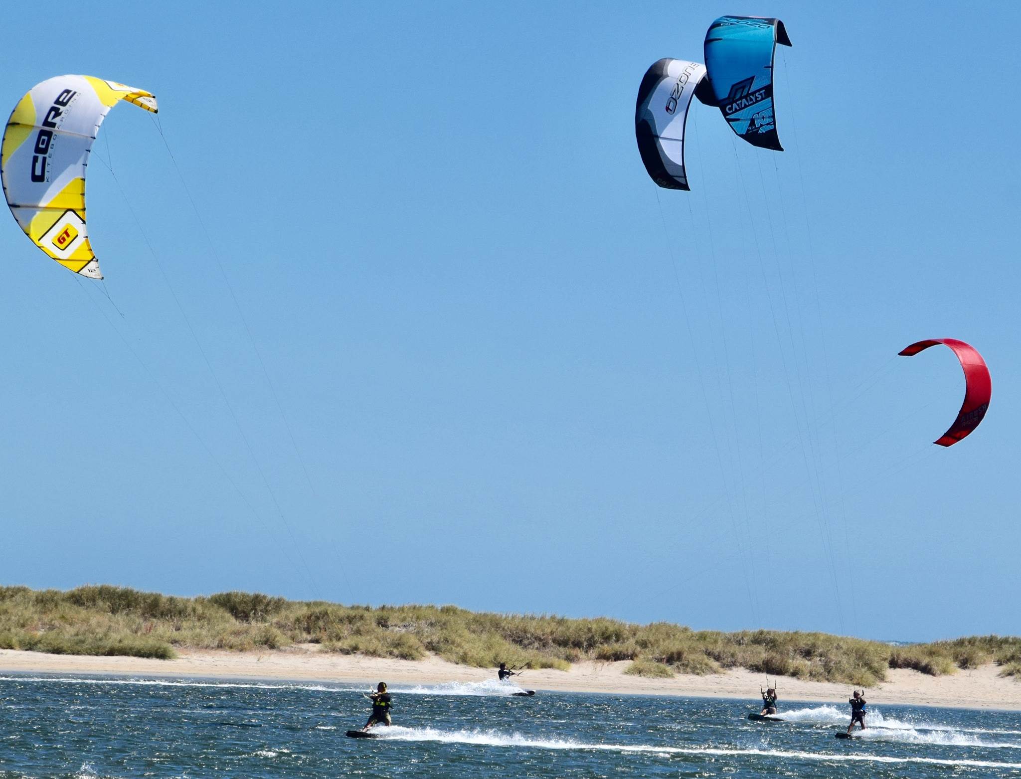 Kitesurfers at Safety Bay 26th February 2017
