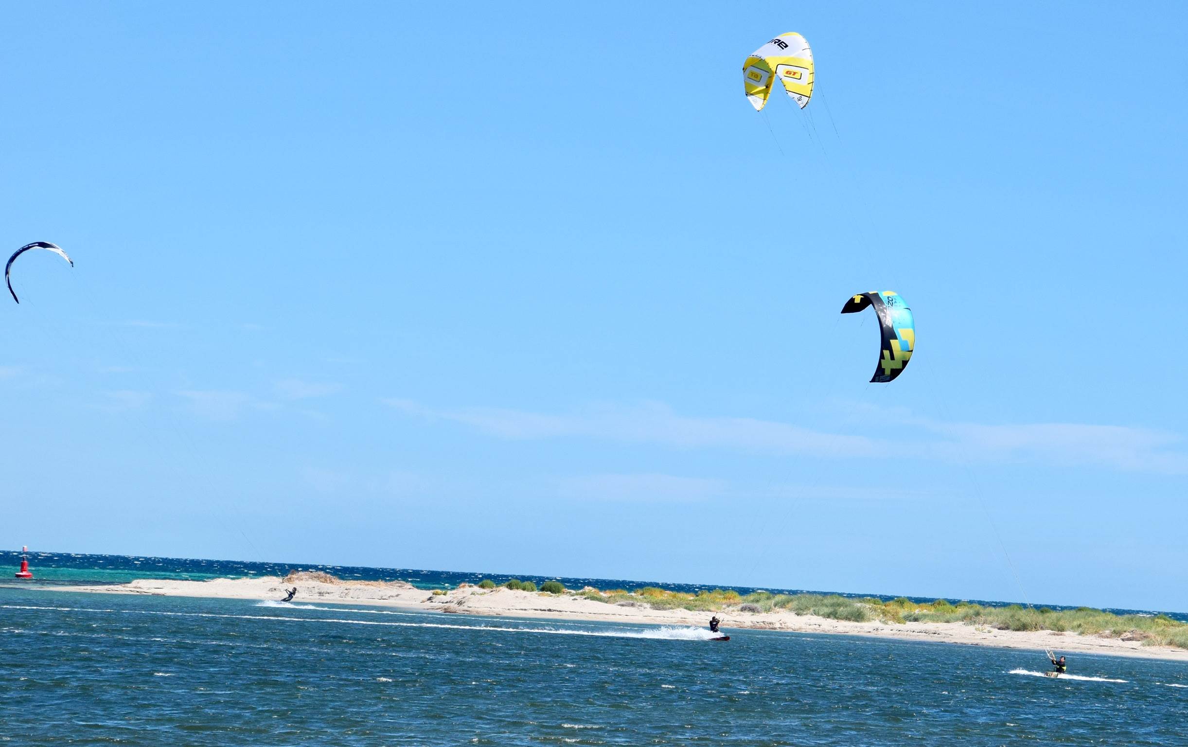 Kitesurfers at Safety Bay 26th February 2017