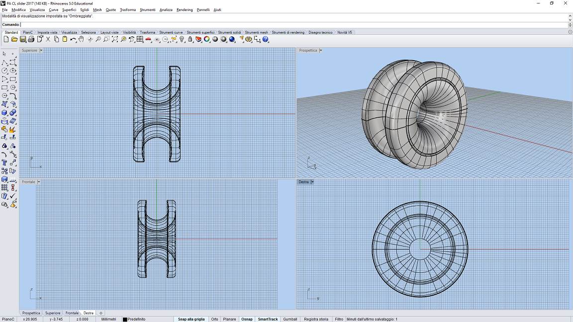 Sliding PA ring for CL