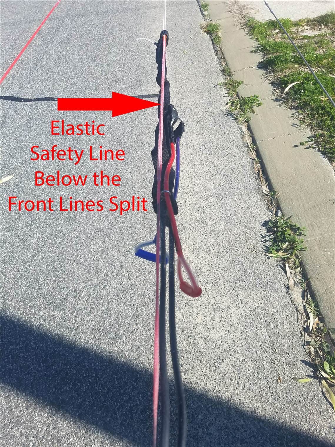 elastic safety line