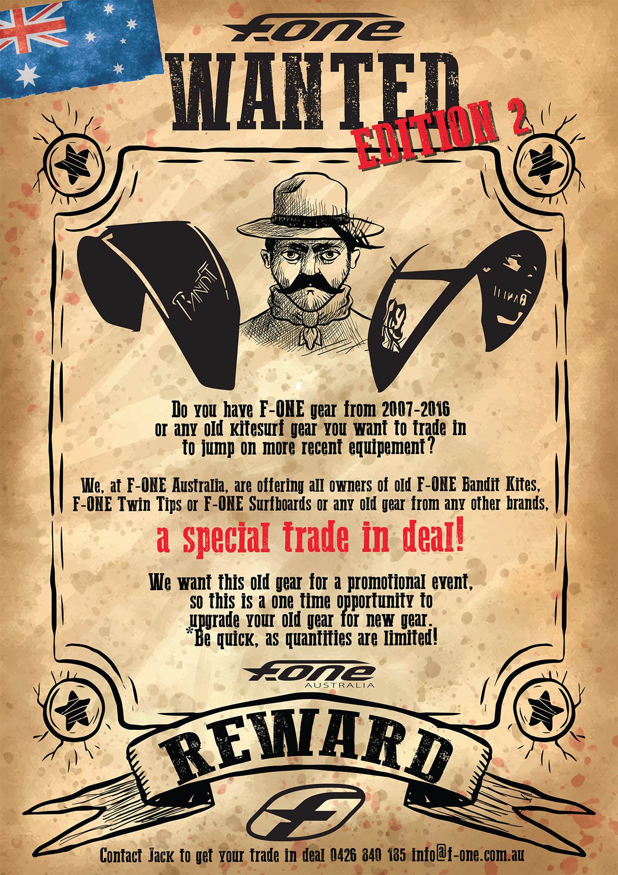 Old F-one Bandit Wanted EDITION 2