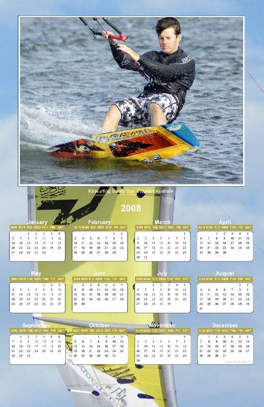 Kitesurfing Calendars 2008