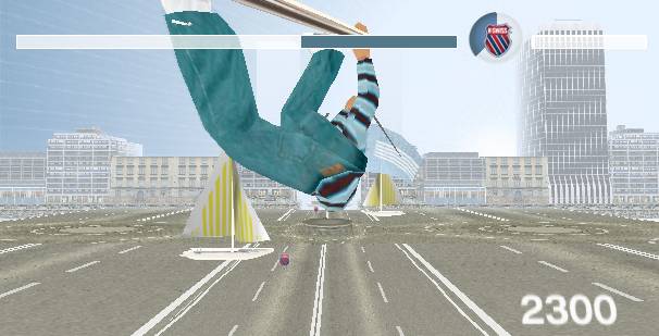 kiting down my street