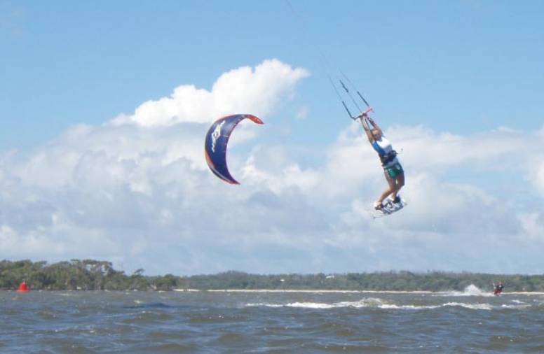 Ang,Jase at Shearwater, just stretchin