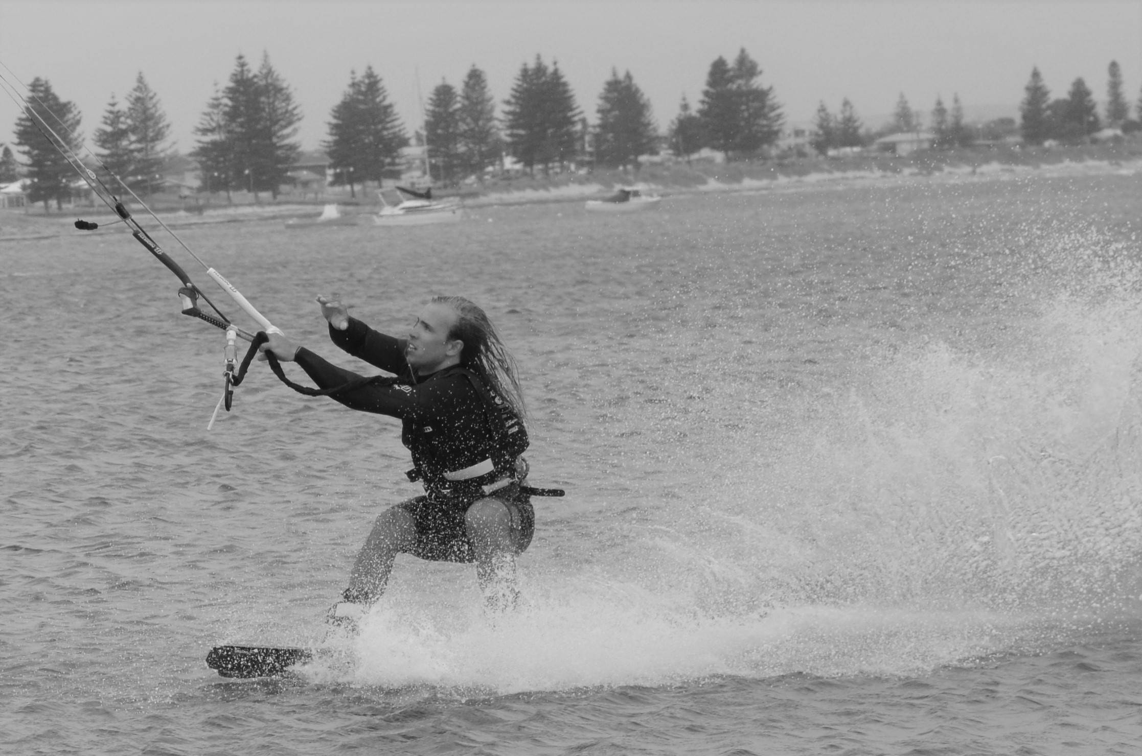 The pond action