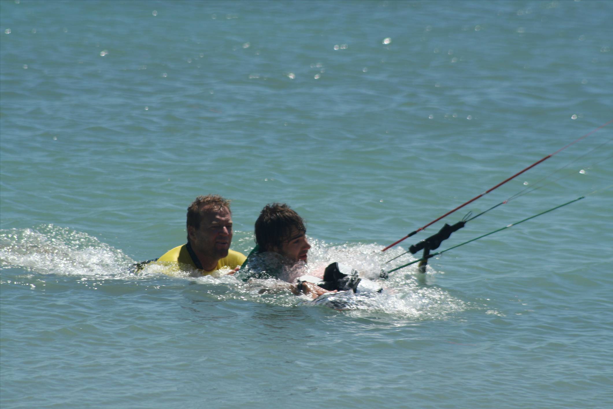 Kite X - Matthias rescuing Ian