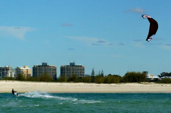 Caloundra. kiteaction demo day