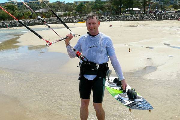 Caloundra. kiteaction demo day