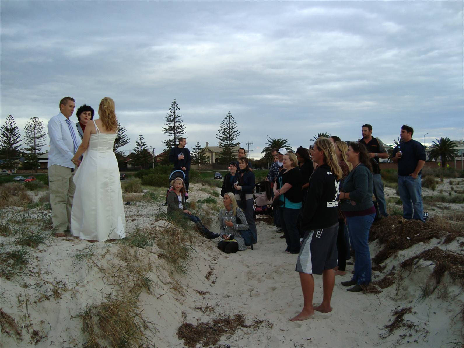 Beach nuptuals