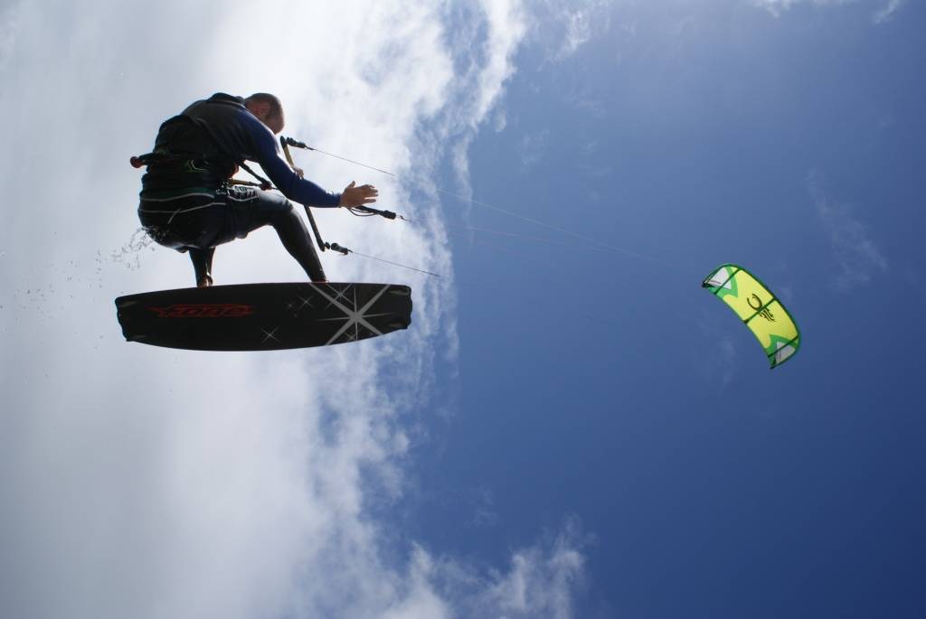 Awesome winter kiting