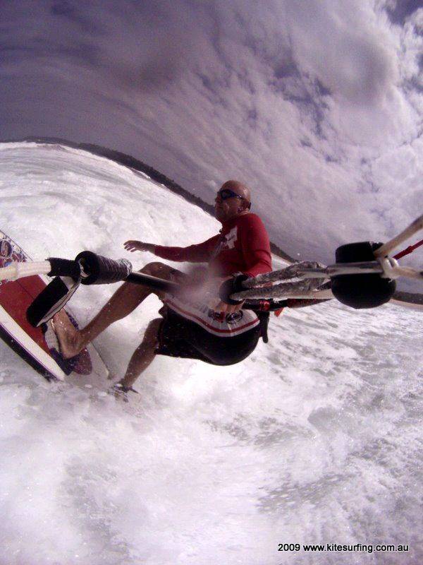 Getting past breaking waves
