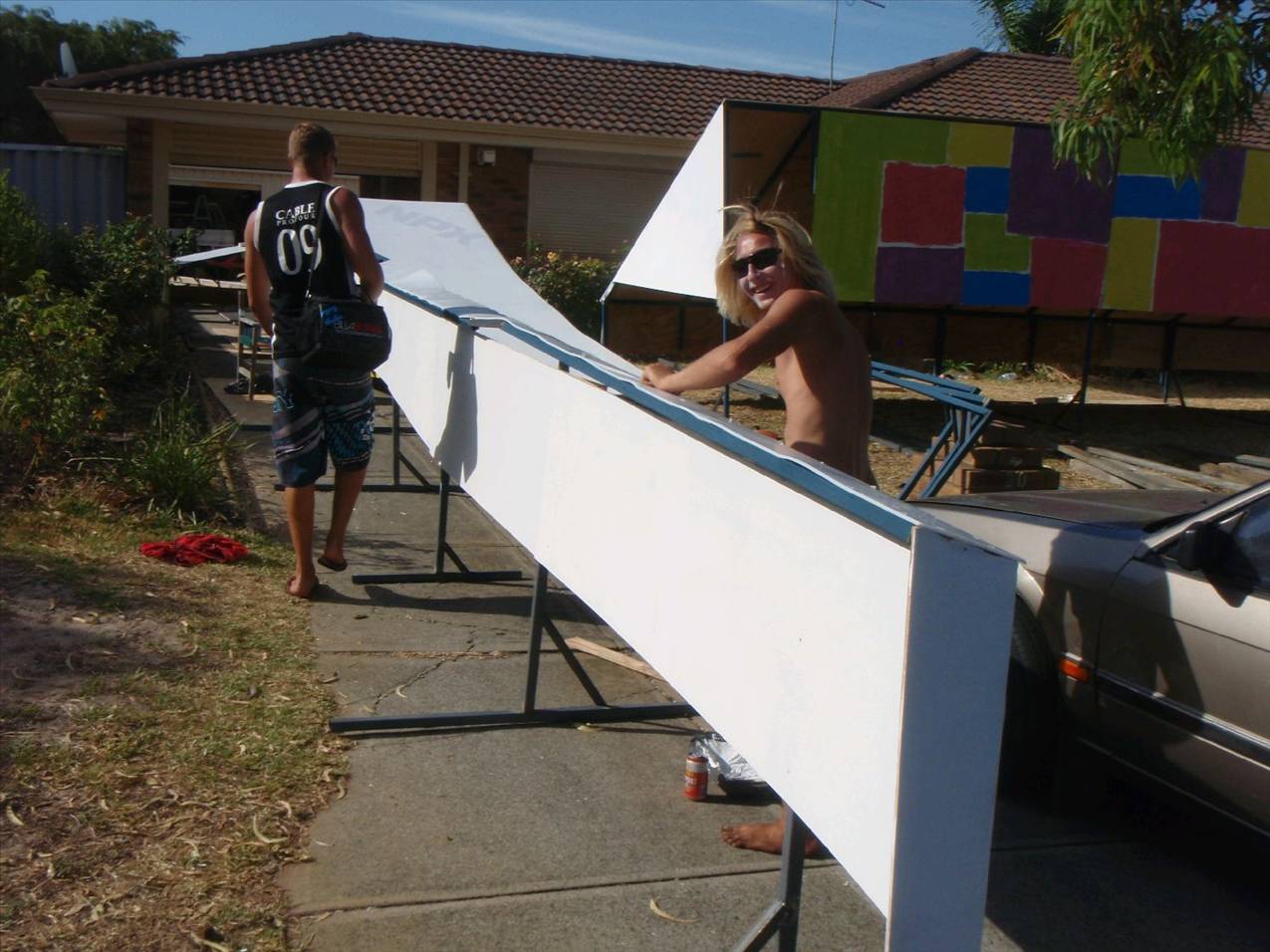Preperation for 2010 Core slider jam