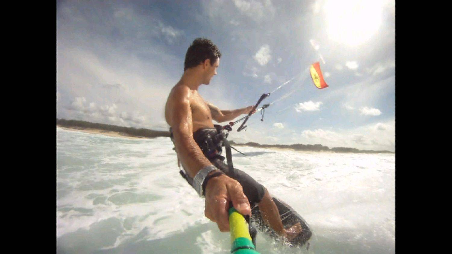 Kite pole cam
