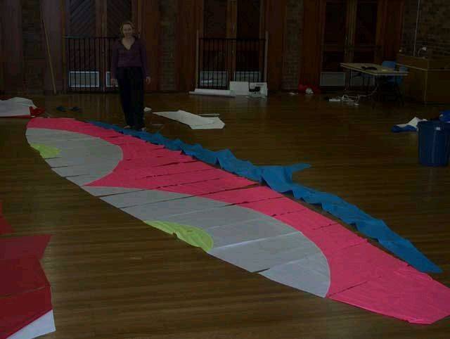 Kitemaking workshop 2003