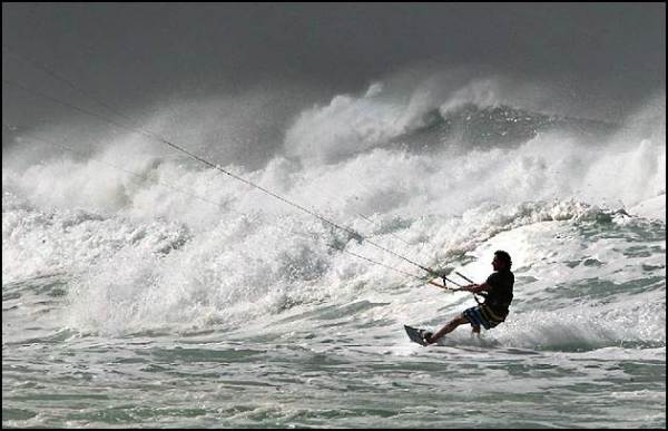 All pics. David Clark - Wind 30knts gusting 38