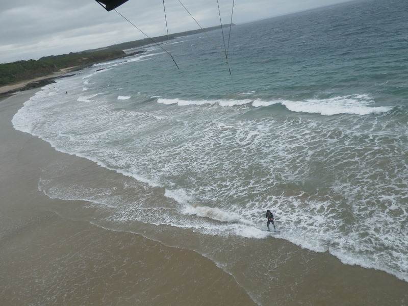 Kitesurfing at Cape Paterson