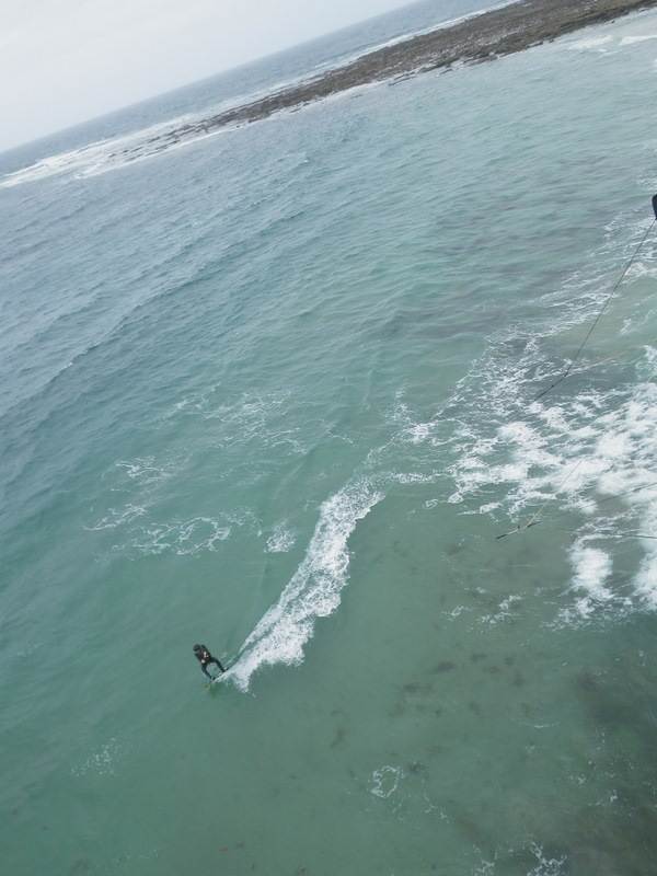 Kitesurfing at Cape Paterson