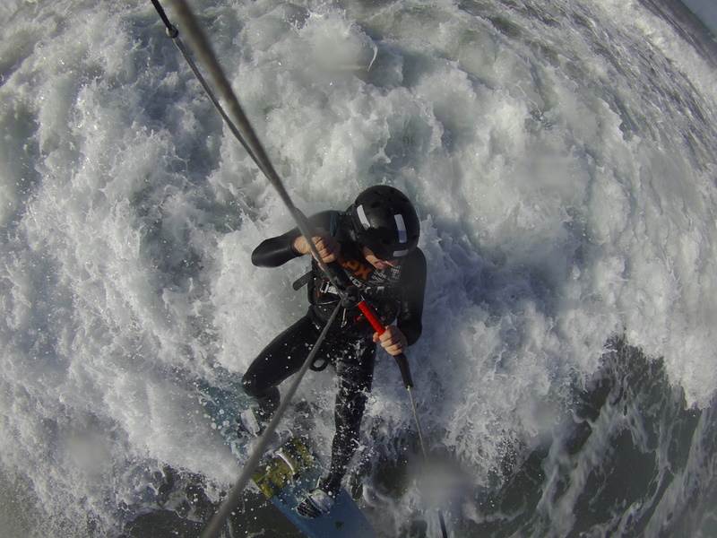 Kitesurfing at Inverloch