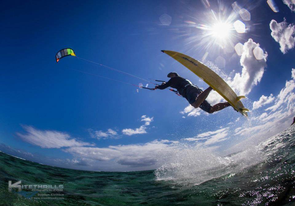 Ian Kitesurfing