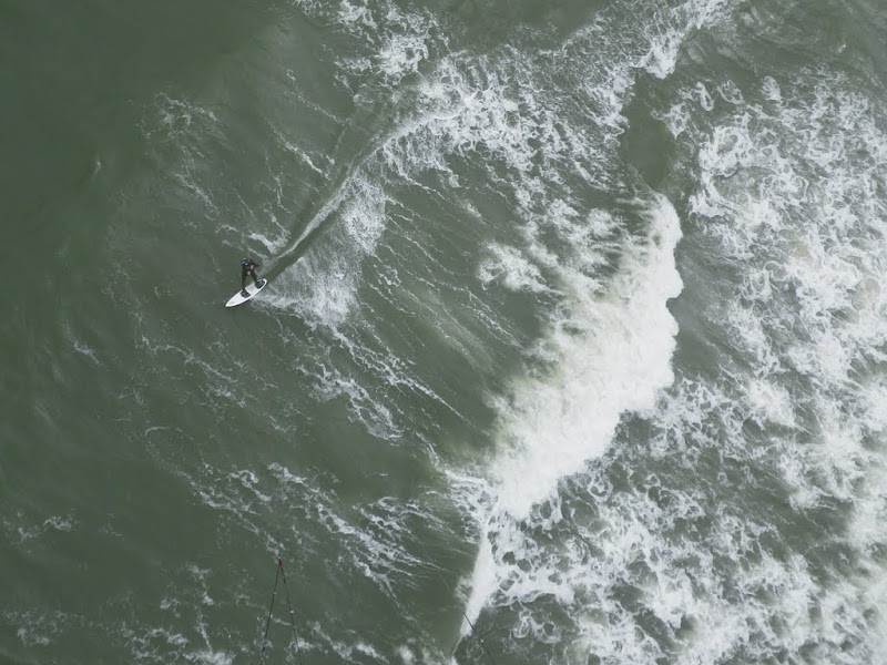 Kitesurfing at Hampton
