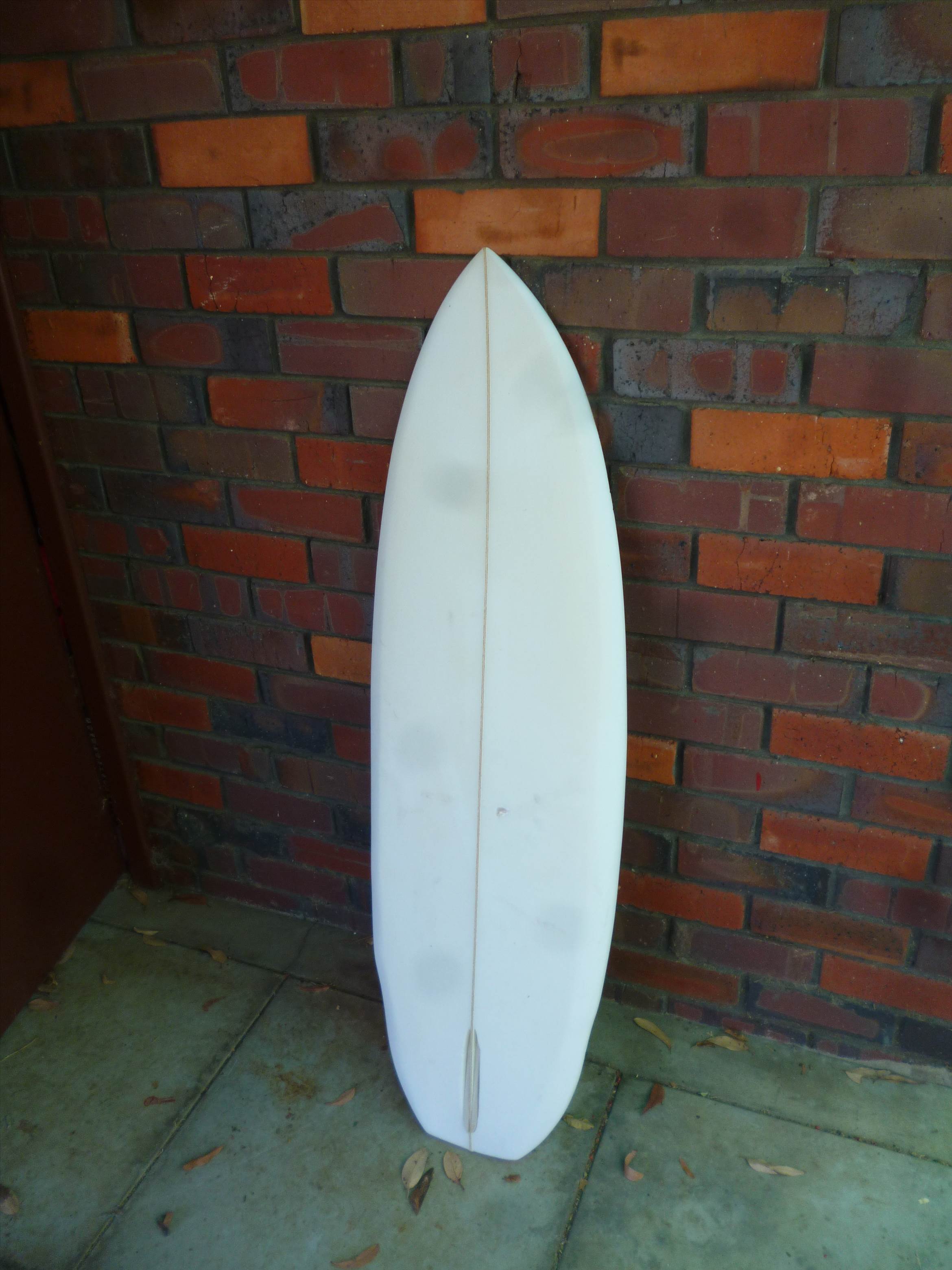 old reshaped surfboard pre glassing