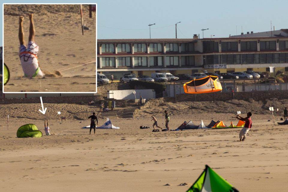 Faceplant kite